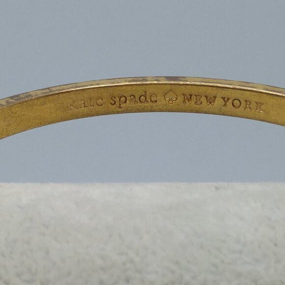 Kate Spade New York Gold Plated Knob Bangle Bracelet - Picture 3 of 6